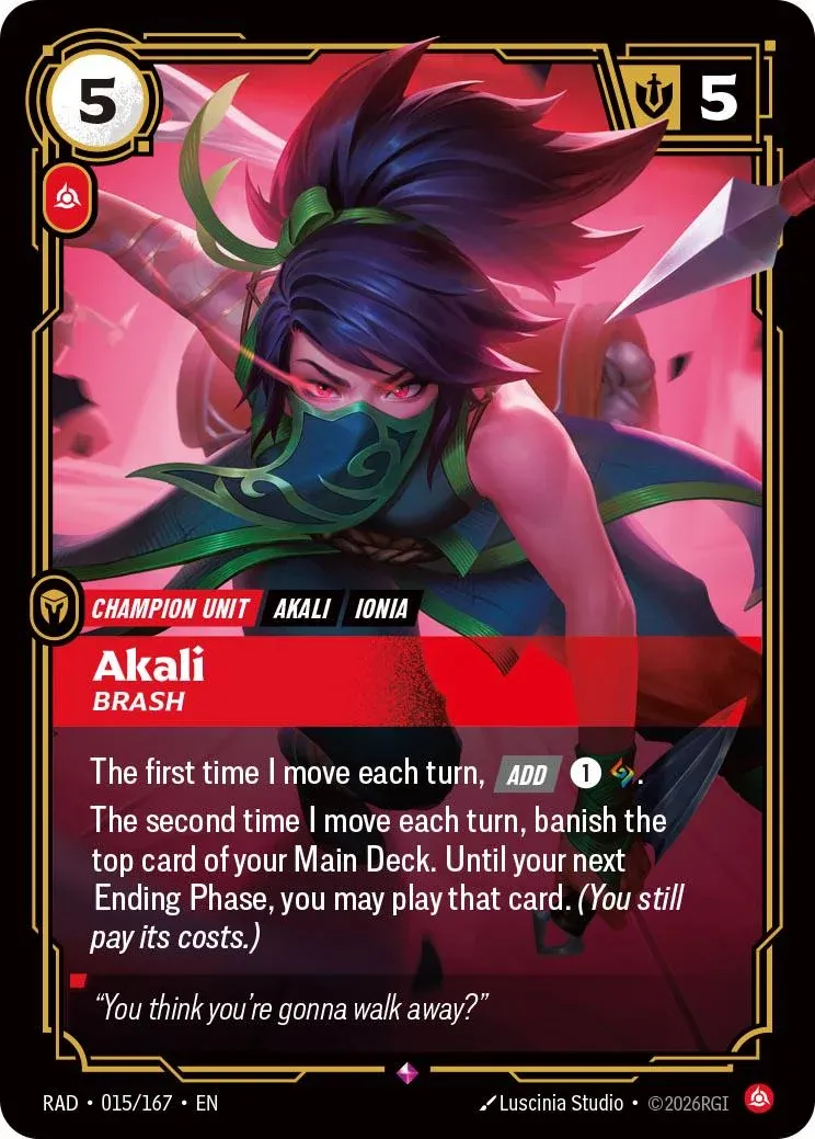Akali, Brash