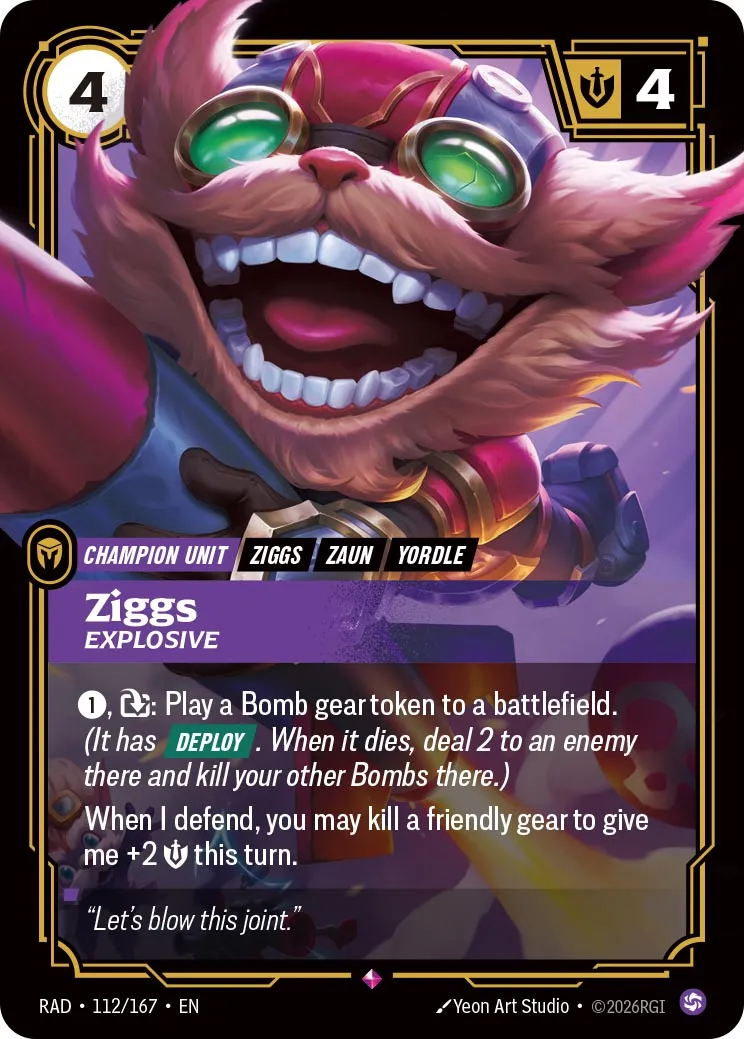 Ziggs, Explosive